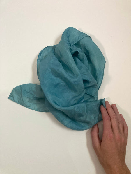 Homegrown Indigo Silk Bandana