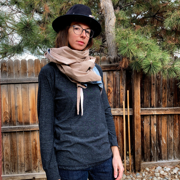 Orbit Embroidered Shawl