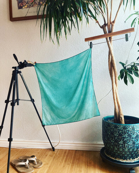 Homegrown Indigo Silk Bandana