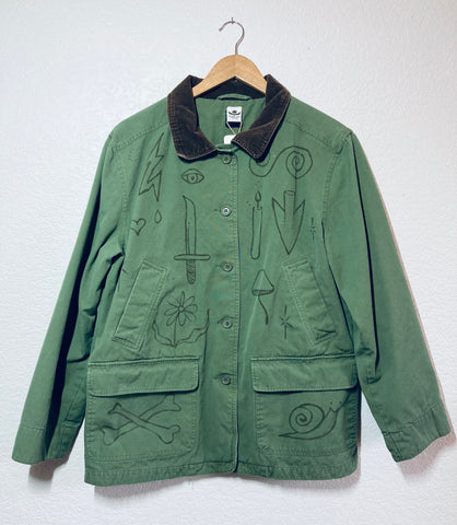 M ~ Canvas tattoo jacket