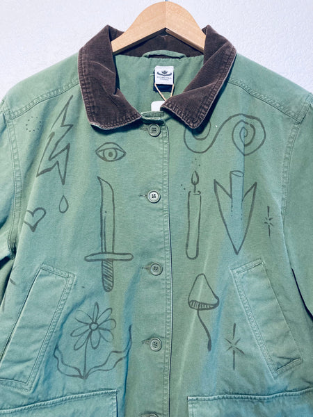 M ~ Canvas tattoo jacket