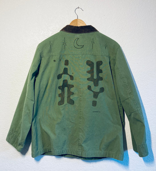M ~ Canvas tattoo jacket