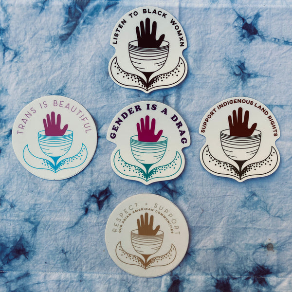 Stickers & Community